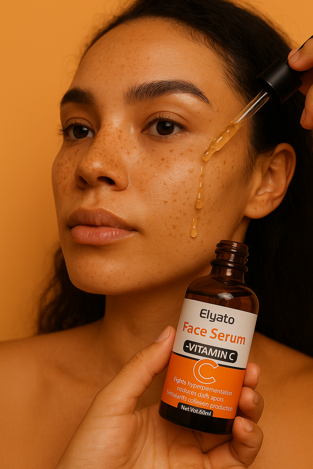 Vitamin C Face Serum - Skin Care for Dark Spots, Vitamin C Serum with Hyaluronic Acid, Ferulic Acid, & Vit E - Anti Aging and Skin Brightening, Pure Vit C Facial Care 50ml
