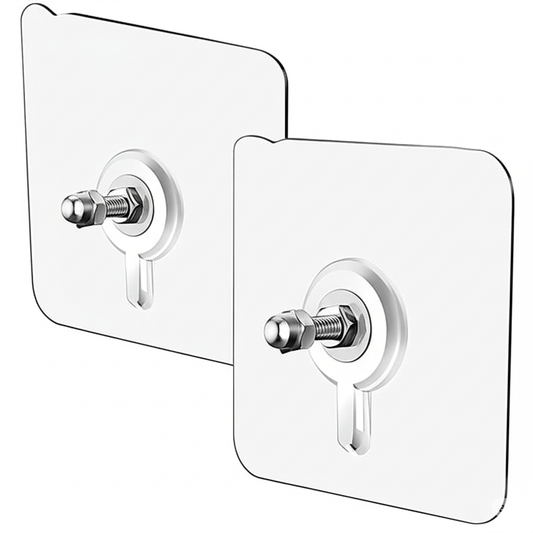 ELYATO Kitchen Wall Hook Self-Adhesive Storage Tool Keychain Jacket Towel Hook Adhesive Wall Hook (pack of 10)