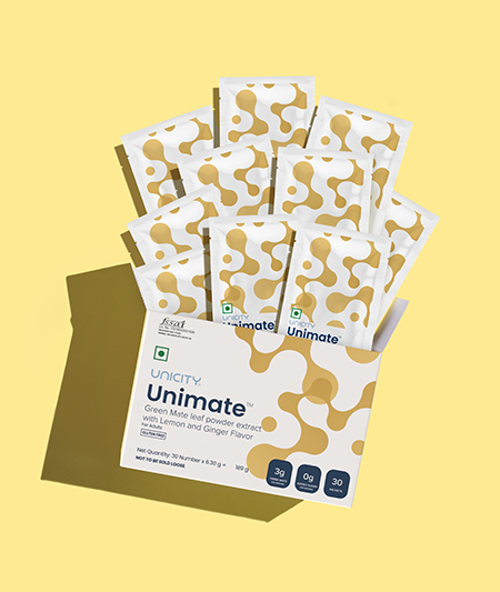 Unicity Unimate Lemon Ginger (30 Sachets)
