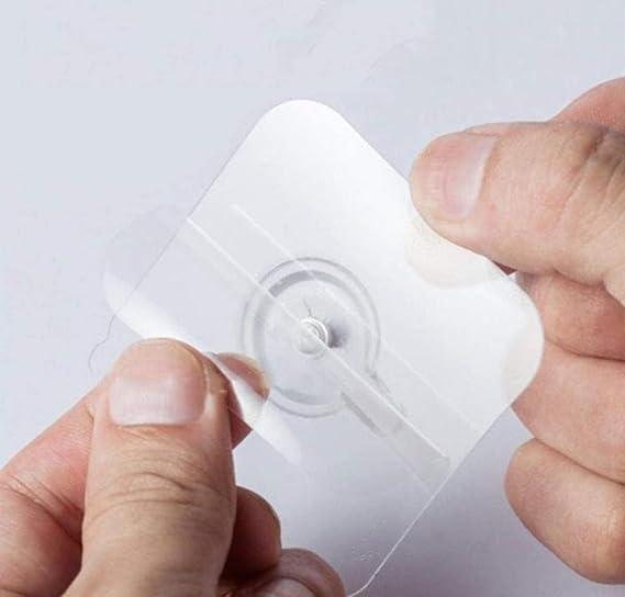 strong adhesive door wall hooks suction heavy load wall storage sucker kitchen bathroom transparent wall hook (pack of 8) strong adhesive door wall hooks suction heavy load wall storage sucker kitchen bathroom transparent wall hook (pack of 8)